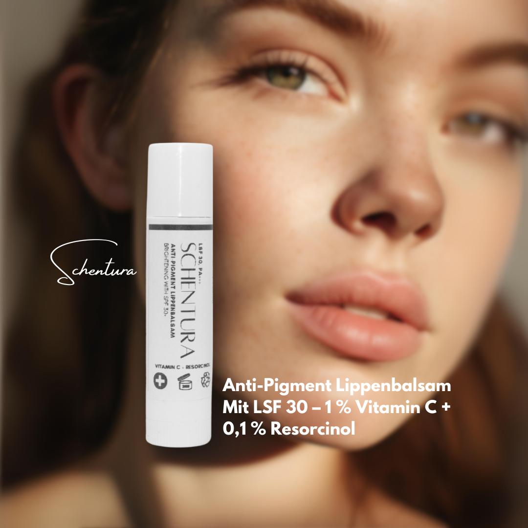 Anti-Pigment Lippenbalsam Mit LSF 30+Vitamin C+Resorcinol